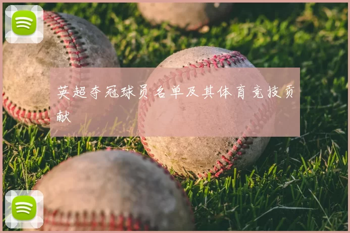 英超夺冠球员名单及其体育竞技贡献