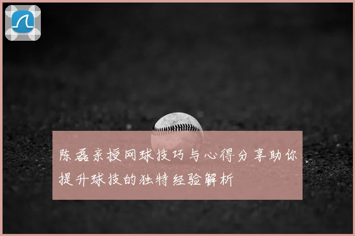 陈磊亲授网球技巧与心得分享助你提升球技的独特经验解析
