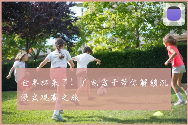 世界杯来了！广电盒子带你解锁沉浸式观赛之旅
